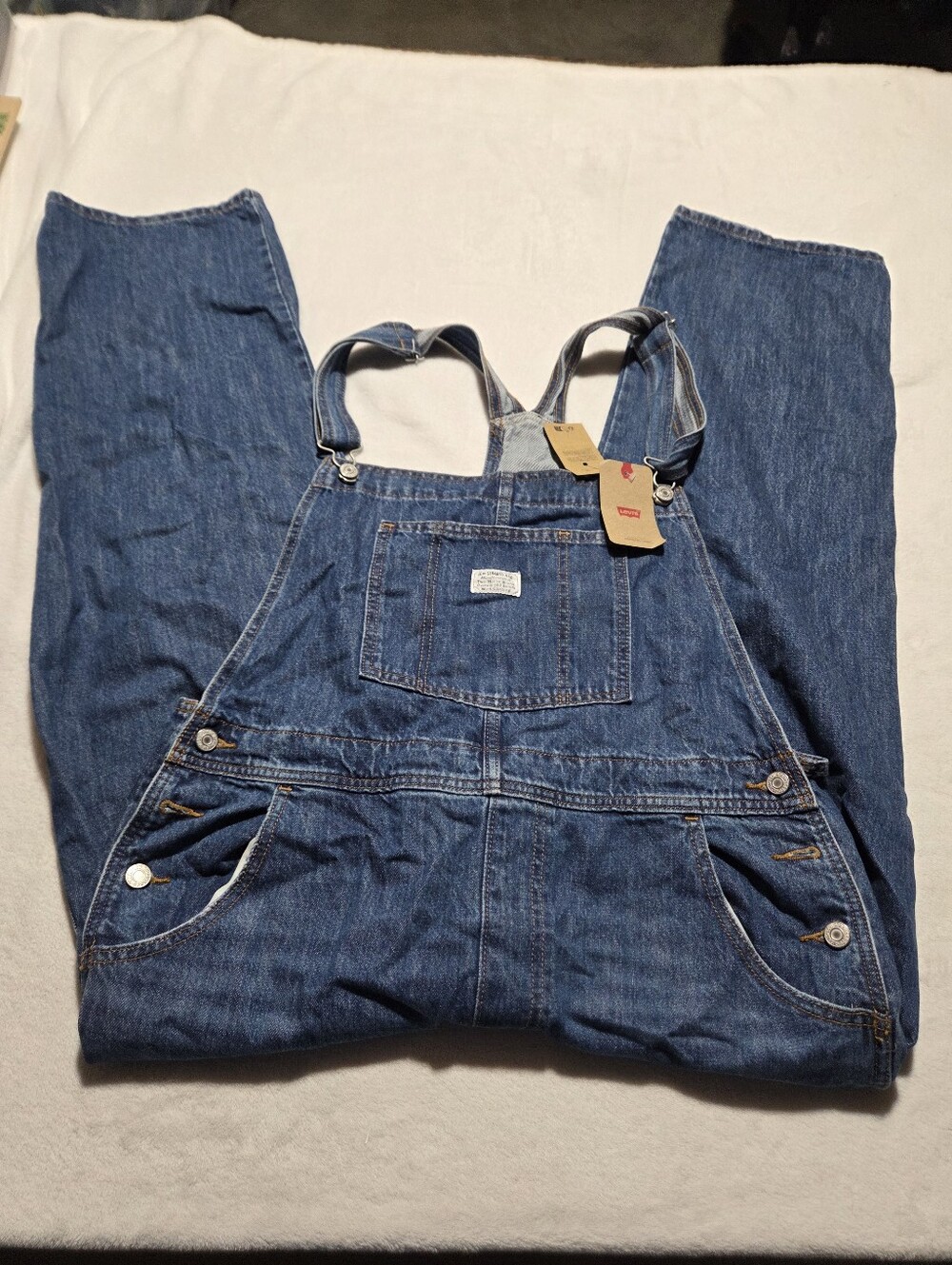 NWT Levi’s Strauss & Co Two Horses Brand Overalls Size XL Denim Work Clothes